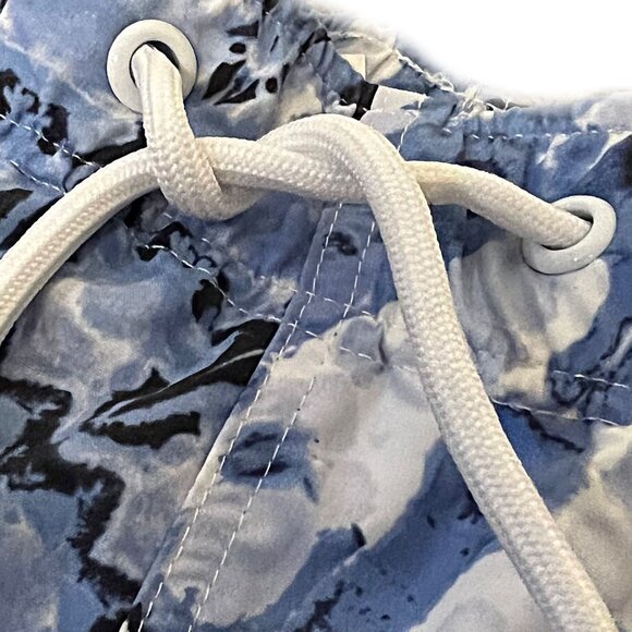 River Island High-Rise Swim Trunks Tie Dye Print Beach Short Unisex Plus Size 5X - Picture 3 of 11